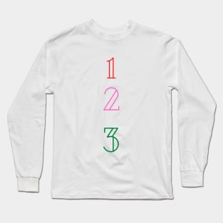 123 Long Sleeve T-Shirt